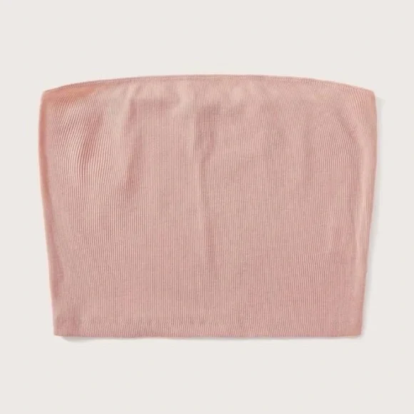 SHEIN Pink Ribbed Tube Top - Picture 2 of 5